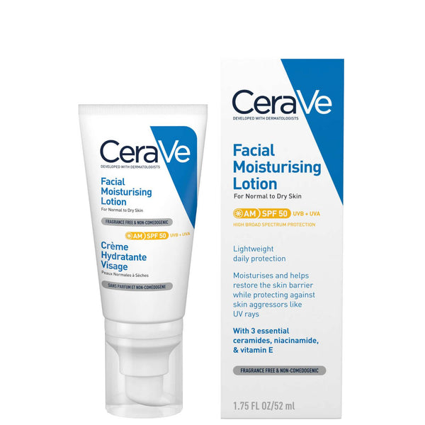 CeraVe facial Moisturising Lotion SPF 50 (AM)