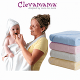 Clevamama Bamboo Apron Baby Bath Towel